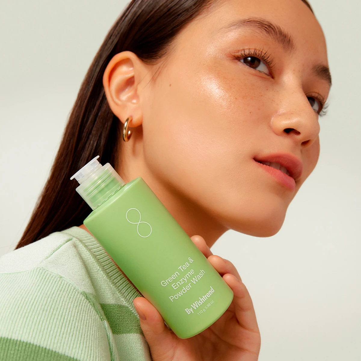 Энзимная пудра для умывания By Wishtrend Green Tea & Enzyme Powder